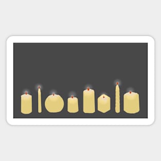 Candles in the Window Magnet